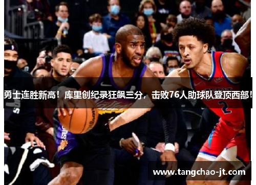勇士连胜新高！库里创纪录狂飙三分，击败76人助球队登顶西部！